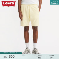 Levi's李维斯24夏季男士宽松直筒时尚活力运动风休闲短裤 奶黄色 XS