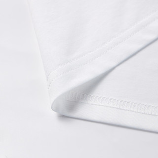 美津浓（MIZUNO）儿童短袖T恤2024夏季透气宽松休闲舒适男中大童 白色 （TX24230069） 165cm