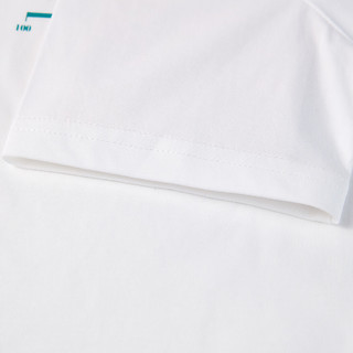 美津浓（MIZUNO）儿童短袖T恤2024夏季透气宽松休闲舒适男中大童 白色 （TX24230069） 160cm
