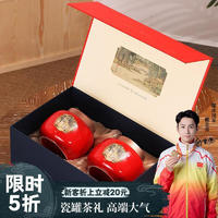 江萃 茶叶礼盒装特级大红袍乌龙茶肉桂岩茶200g年货节长辈客户送礼品