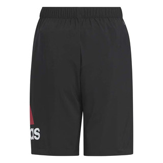 阿迪达斯 （adidas）童装夏季男大童短裤宽松运动休闲裤透气IS5187 黑色 A128 