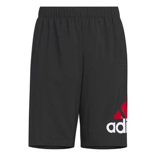 阿迪达斯 （adidas）童装夏季男大童短裤宽松运动休闲裤透气IS5187 黑色 A176 