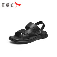 红蜻蜓沙滩鞋2024夏季舒适软底防滑透气老人凉鞋 WTT224