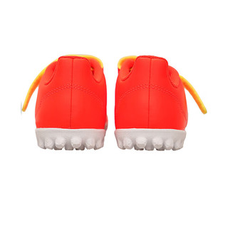 阿迪达斯（adidas）男小大童儿童X CRAZYFAST.4硬人造草坪TF碎钉魔术贴足球鞋IF0715 IF0715红荧光 37码/4.5uk/适合脚长23cm