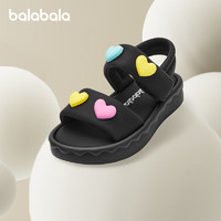 巴拉巴拉儿童凉鞋女童鞋子2024夏季沙滩鞋甜美温柔可爱时尚潮208224141019