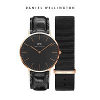 百亿补贴：Daniel Wellington dw手表表带套装礼盒40mm皮质腕表丹尼尔惠灵顿正品礼物送男友