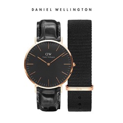 Daniel Wellington 丹尼尔惠灵顿 dw手表表带套装礼盒40mm皮质腕表丹尼尔惠灵顿正品礼物送男友