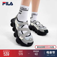 FILA 斐乐 女鞋玛丽珍运动凉鞋2024夏季新款厚底增高休闲草莓凉鞋