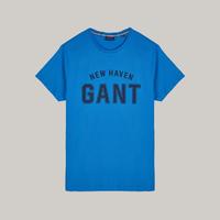 GANT 甘特 夏季男士休闲运动针织短袖重磅T恤|2053010