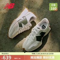 new balance 运动鞋男鞋女鞋简约舒适百搭轻便休闲鞋327系列MS327ASN 37.5
