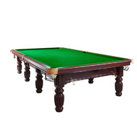 迪恪赛威英式斯诺克台球桌 标准型商用成人俱乐部木库桌球台 标配