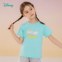百亿补贴：Disney 迪士尼 童装 男童女童短袖t恤纯棉2022新款夏装儿童打底中小童印花