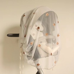 贝吉宝 婴儿车蚊帐全罩式通用高景观宝宝儿童伞推车遮阳宝宝折叠防蚊纱罩