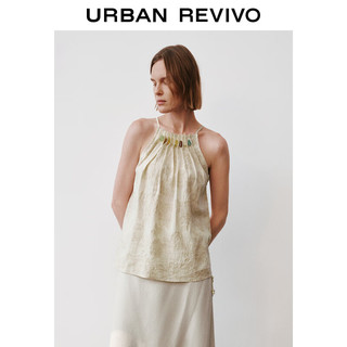 UR2024夏季新款女装时尚新中式风清冷感串珠吊带衫UWH240068
