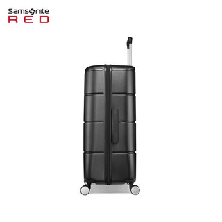 Samsonite行李箱男女时尚 大容量拉杆箱 通勤出游旅行登机箱 TU2黑色 25英寸