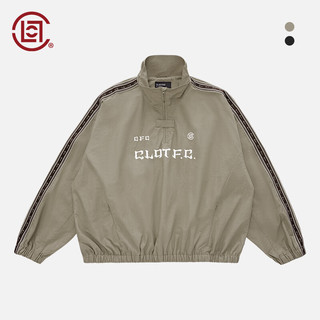 CLOT CLOTTEE by CLOT织带半拉链夹克 CLOT F.C.系列 陈冠希主理 卡其色 00M