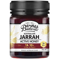 Barnes Natural s蜂蜜澳洲红柳桉树天然活性健康蜂蜜 TA 10+，500克