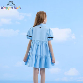 Kappa Kids卡帕童装儿童连衣裙夏季2024新款女童公主裙洋气女孩裙 【KTM23B046】