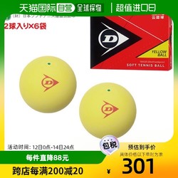 DUNLOP 邓禄普 日本直邮dunlop 软式网球 1 打“2 球 x 6 袋”/dunlop 软式网球
