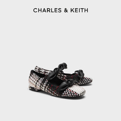 CHARLES & KEITH CHARLES＆KEITH22秋季新款CK1-70900406女士蝴蝶结饰平底玛丽珍鞋