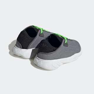 adidas adiFOM SLTN舒适经典运动学步鞋男婴童阿迪达斯三叶草 灰/黑 26.5(155mm)