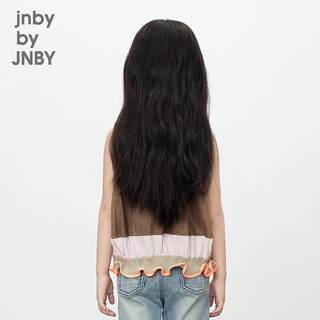 jnby by JNBY江南布衣童装宽松圆领无袖衬衣女童24夏1O4212790 258/浅绿咖 140cm