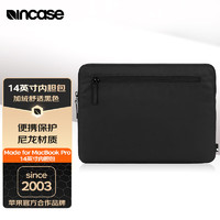 Incase Classic适用于苹果MacbookPro14英寸内胆包华为联想小新笔记本电脑包保护套14英寸加绒舒适黑色