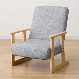 NITORI宜得利家居 懒人沙发坐垫高度可调整日式座椅JC-E03 灰/自然