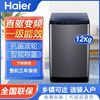 Haier 海尔 12公斤洗衣机波轮全自动超大容量防缠绕家用商用超净洗桶自洁