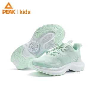 匹克童鞋轻弹科技儿童轻便跑鞋夏季透气网面运动跑步鞋 嫩绿 39 