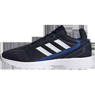 阿迪达斯 （adidas）儿童运动鞋跑步鞋青少年休闲鞋 深蓝色 39码 