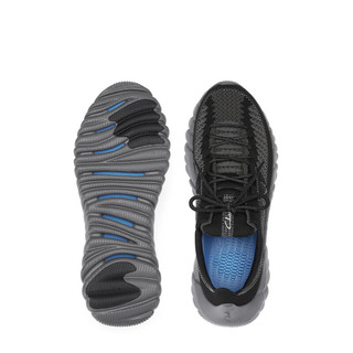 Clarks其乐自然360系列男鞋24跑鞋舒适透气轻量缓震运动鞋 黑色 261761777 42