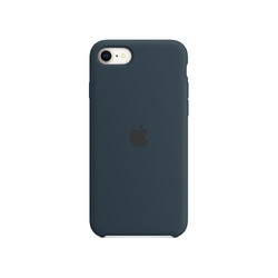 Apple 苹果 iPhone SE 硅胶保护壳-深邃蓝色 MN6F3FE/A 保护套 手机套
