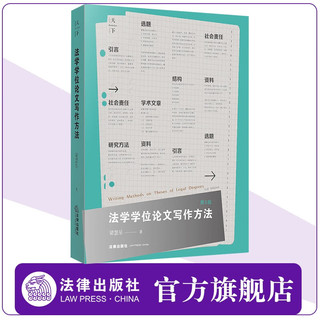 法学学位论文写作方法（第3版）  梁慧星  法律出版社