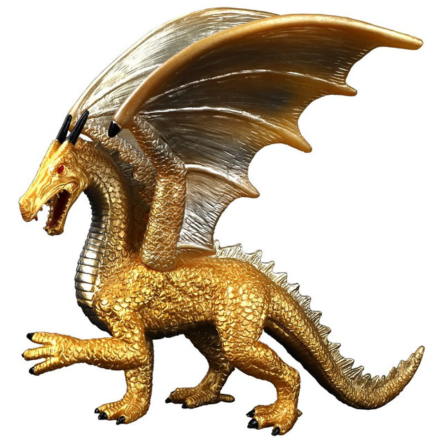 wanmole 玩模乐 新款中国神龙 怪物猎人金龙| 长18厘米