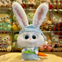 嘉百利 兔老大玩偶毛绒玩具爱宠大机密兔子公仔可爱摩点系列娃娃生日礼物 兔老大+萝卜+衣服 30厘米