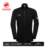 猛犸象（MAMMUT）Aconcagua light 男士户外抓绒中层内搭夹克外套 黑色 M