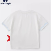 allo&lugh 阿路和如 女童 7A抑菌夏季短袖t恤