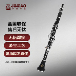 津宝 专业单簧管乐器JBCL-601学生儿童成人初学考级演奏降b调黑管乐器