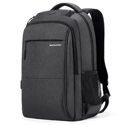 BOSTANTEN 波斯丹頓 商務男士筆記本電腦包時尚潮流學生書包大容量輕便旅行包背包 B6183001深灰