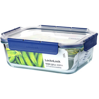 乐扣乐扣耐热玻璃可冷冻可微波可烤箱保鲜盒饭盒收纳盒 LBG445-TOP CLASS -1L
