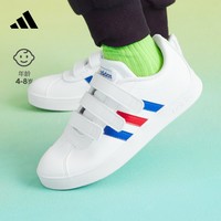 adidas 阿迪达斯 T头鞋 VL COURT魔术贴板鞋德训鞋男女小童adidas阿迪达斯轻运动