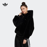 adidas 阿迪达斯 官方三叶草女装冬季运动保暖连帽夹克外套HC6600