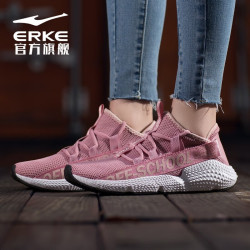 erke鸿星尔克女鞋跑步鞋春夏季新款网面透气轻便运动鞋时尚百搭旅游