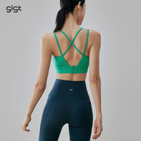 Gigt 一体式运动内衣女夏季薄款防震普拉提文胸跑步瑜伽服背心