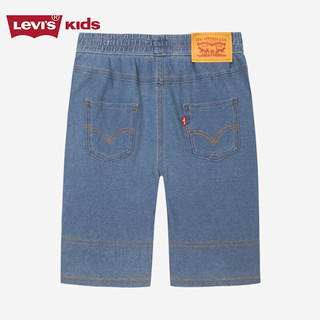 Levi's李维斯童装男童短裤梭织牛仔裤24夏季亲肤五分裤子 苍穹蓝 160/69(XL)