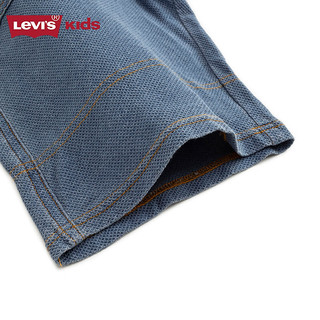 Levi's李维斯童装男童短裤梭织牛仔裤24夏季亲肤五分裤子 苍穹蓝 110/53(5)