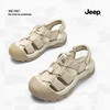 Jeep 吉普 镂空休闲运动沙滩洞洞凉鞋女2023新款百搭厚底包头罗马
