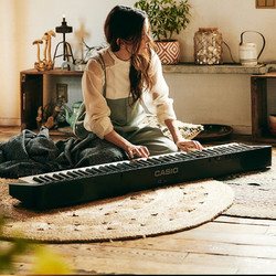 CASIO 卡西欧 电钢琴重锤88键PXS1100轻薄便携式儿童考级演奏火星红智能时尚 PX-S1100黑+标配+X架