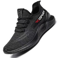 Tasidi-G新款休闲运动鞋软底网面透气韩版时尚椰子鞋 205A黑色 43